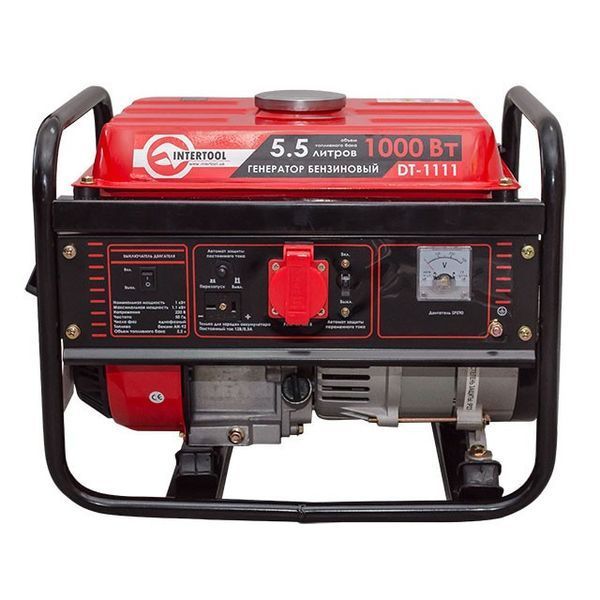 Генератор бензиновий INTERTOOL DT-1111 DT-1111 фото