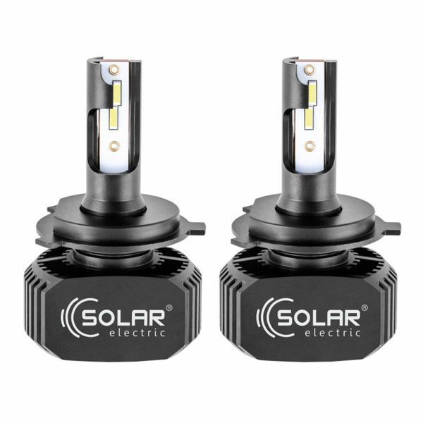 LED автолампа Solar H4 12/24V 6000K 5000Lm 40W, CSP1860 2шт 8204(L) фото