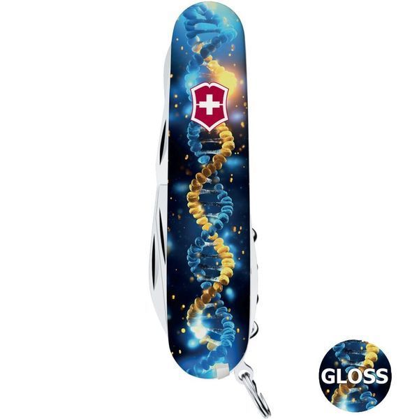 Складной нож Victorinox Climber Ukraine ДНК Украинца 1.3703.3_T3270pw 1.3703.3_T3270pw фото