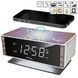 Годинник настільний з радіо Technoline WT487 Wireless Mobile Charging White/Brown (WT487) DAS302715 фото 5