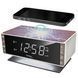 Годинник настільний з радіо Technoline WT487 Wireless Mobile Charging White/Brown (WT487) DAS302715 фото 1