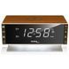 Годинник настільний з радіо Technoline WT487 Wireless Mobile Charging White/Brown (WT487) DAS302715 фото 3