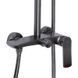 Душова система для душу Qtap Slavonice на два споживачі QTSLA110GMB45913 Gunmetal Black PVD SD00052037 фото 3