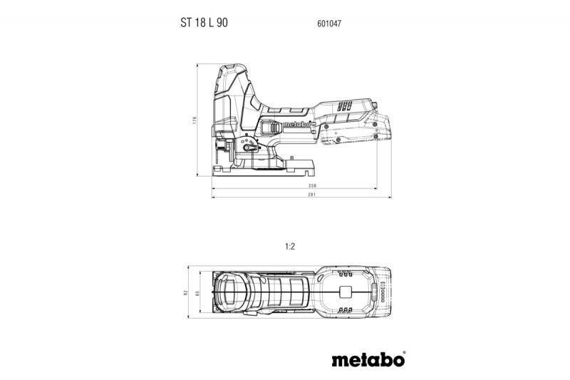 Акумуляторний лобзик Metabo ST 18 L 90 Каркас 601047850 601047850 фото