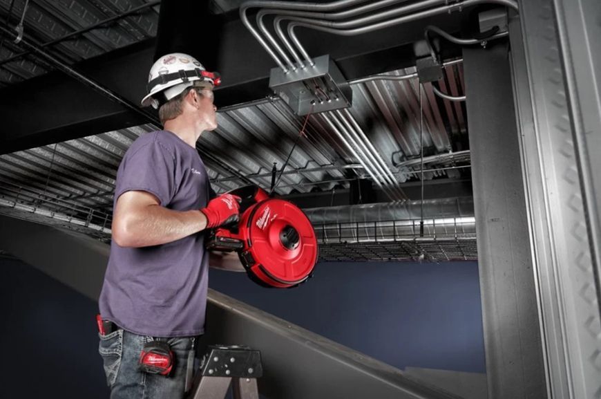 Пристрій акумуляторний для протягування кабелю MILWAUKEE, M18 FPFT-202 ST Set, 36м (зарядний пристрій M12-18 FC, 2 акумулятори M 4933471953 фото
