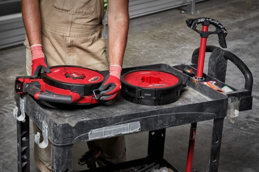 Пристрій акумуляторний для протягування кабелю MILWAUKEE, M18 FPFT-202 ST Set, 36м (зарядний пристрій M12-18 FC, 2 акумулятори M 4933471953 фото