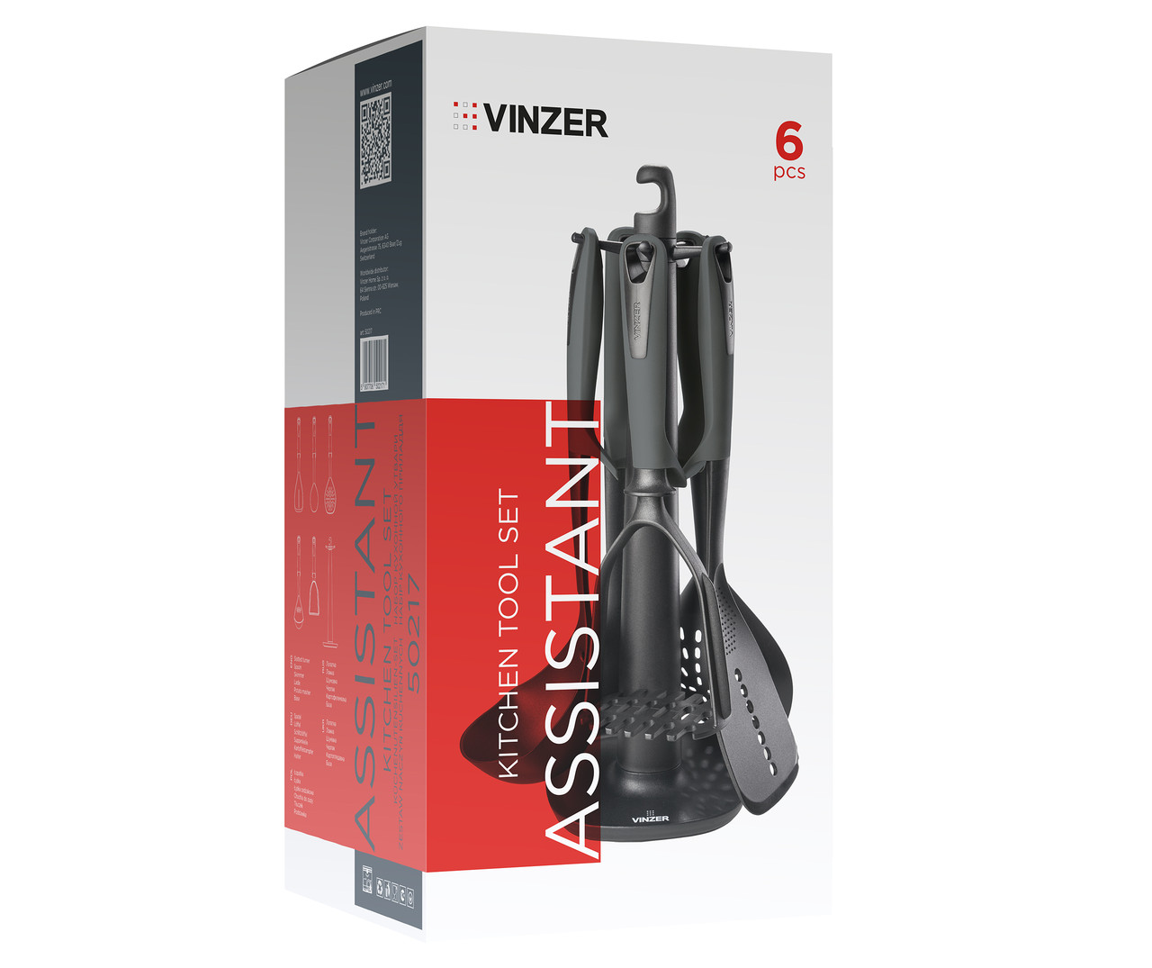 Набір кухонного приладдя Vinzer ASSISTANT (50217)