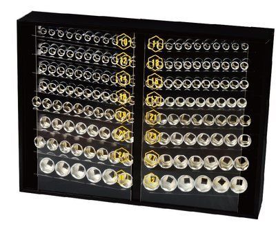 Дисплей з головками 1/2" 10-32мм 147од Whirlpower 1614-43147 1614-43147 фото