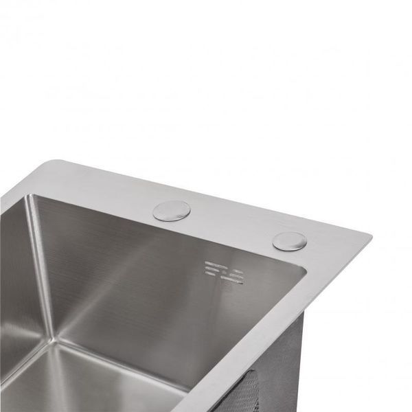 Мийка для кухні інтегрована Lidz Handmade H4050 (LDH4050BRU39258) Brushed Steel 3,0/1,0 мм SD00045362 фото