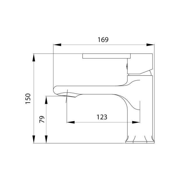 Змішувач для раковини Qtap Taurus QTTAU270CRM45659 Chrome SD00051783 фото