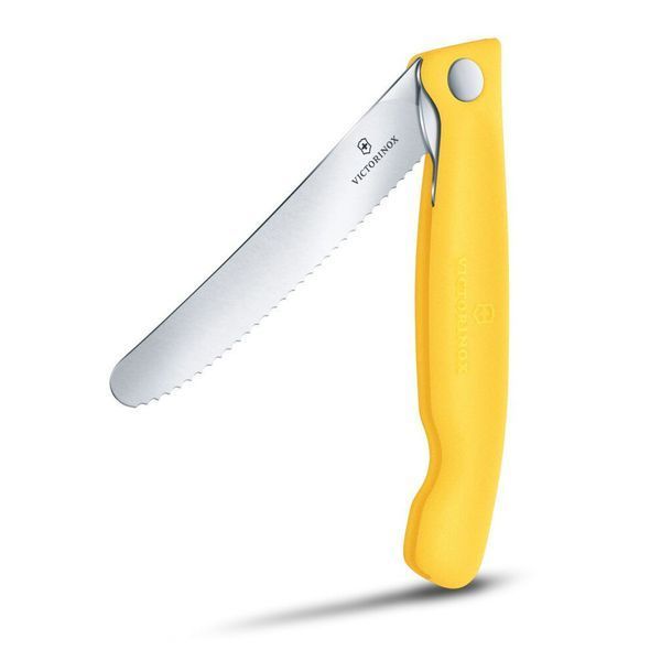 Складаний ніж для пікніка Victorinox Swiss Classic 11см хвил жовт 6.7838.FC1 6.7838.FC1 фото