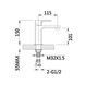 Змішувач для раковини Lidz Dozorca 001 (k35) LDDOZ001CRM45403 Chrome SD00051527 фото 4