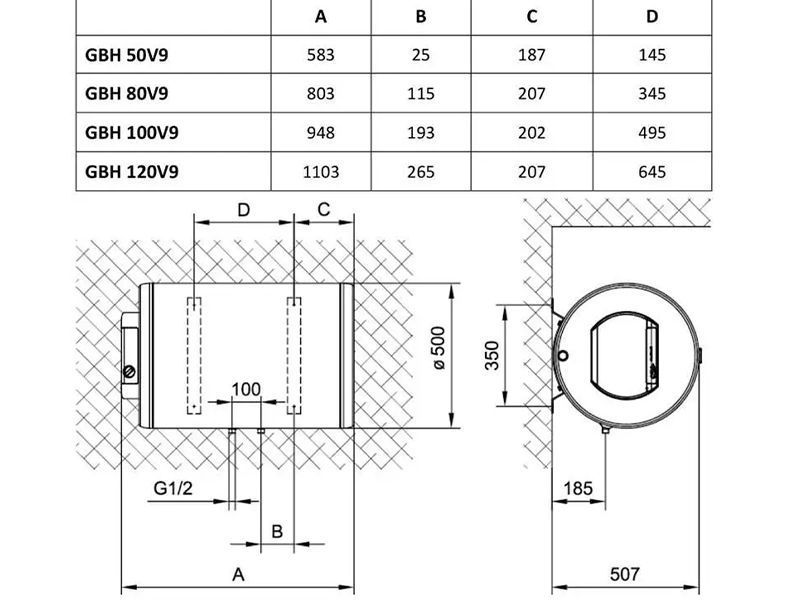 Бойлер Tiki Gorenje Comfort H 80V9 (GBH 80) 700179 фото