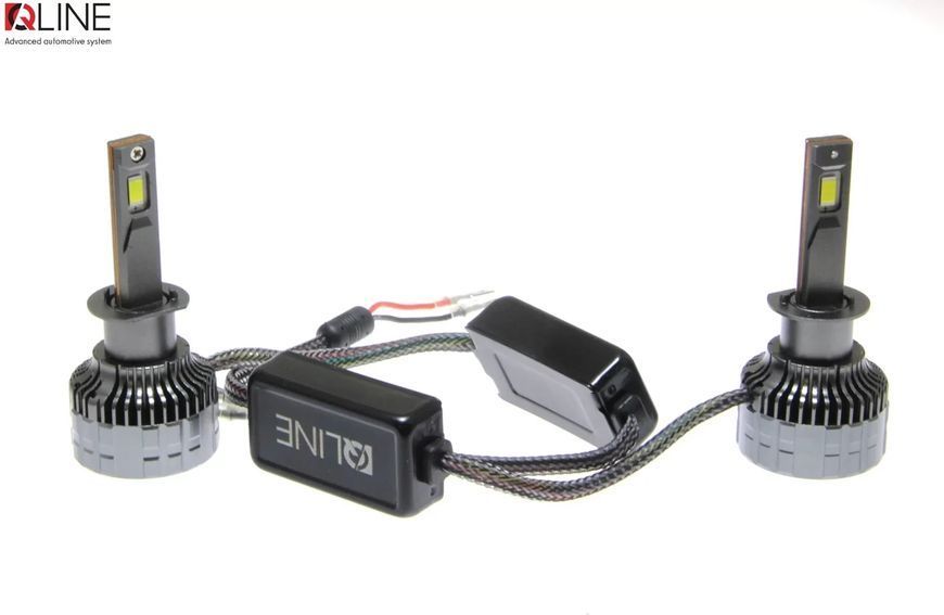 Лампи світлодіодні Qline Optima H1 6000K (2шт) 35371-car фото