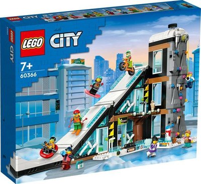 Конструктор LEGO City Гірськолижний і скелелазний цент 60366L фото