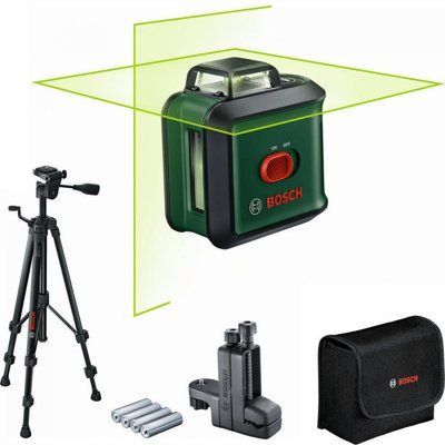 Лазерний нівелір Bosch UniversalLevel 360 Premium Set зі штативом TT 150, тримачем MM 3 і чохлом 0603663E07 фото