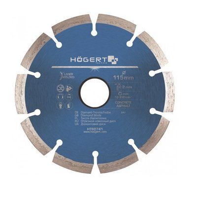 Диск алмазний SEGMENT HOEGERT Диски (HT6D746), вид: диски 5901867189387 фото