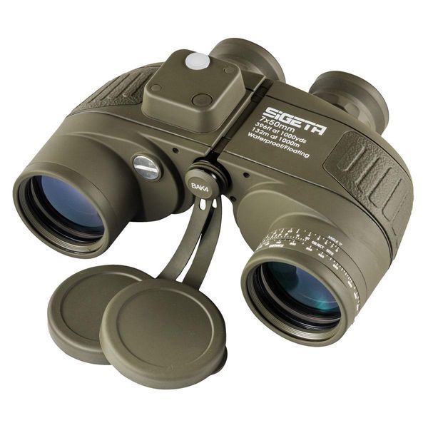 Бінокль SIGETA Admiral 7x50 Military floating/compass/reticle морський 65810 фото