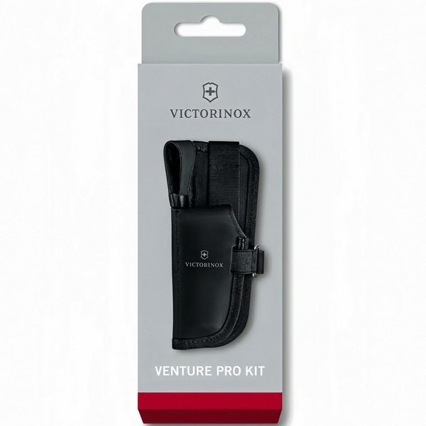 Чохол для ножа Victorinox Venture Pro зі свердлом і 2 каменями для заточування чорний 4.0540 4.0540 фото