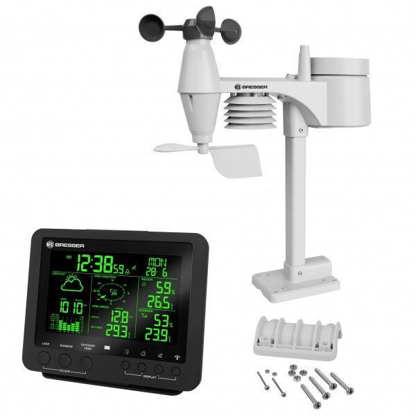 Метеостанція Bresser Weather Center 5-in-1 256 colour Professional Black (7002520CM3000) 925525 фото