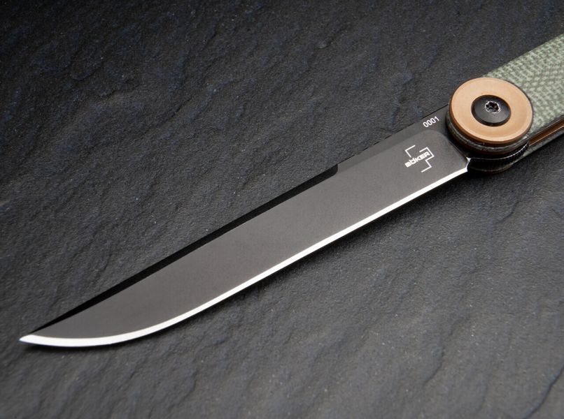 Ніж Boker Plus "Kaizen Green Canvas Micarta" 01BO391 фото