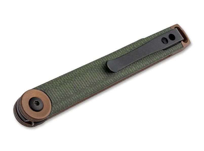 Ніж Boker Plus "Kaizen Green Canvas Micarta" 01BO391 фото