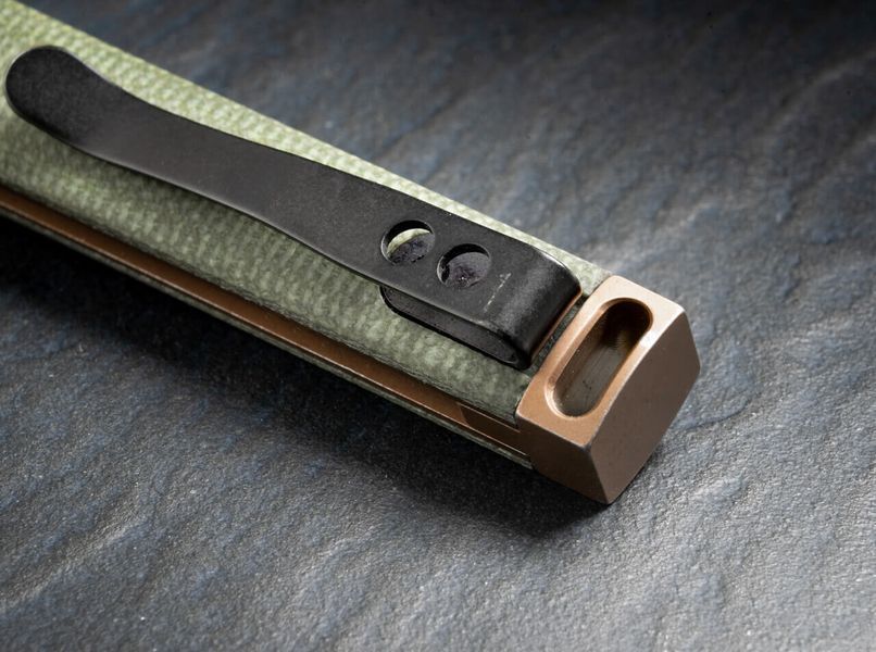 Ніж Boker Plus "Kaizen Green Canvas Micarta" 01BO391 фото