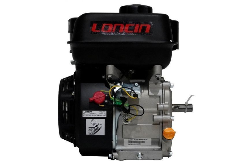 Двигун бензиновий LONCIN G210F (7 к.с., шпонка, 20 мм, ЄВРО 5) 13030 фото