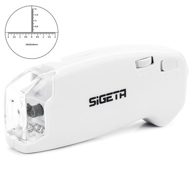 Мікроскоп SIGETA MicroGlass 40x R/T (зі шкалою) 65136 фото