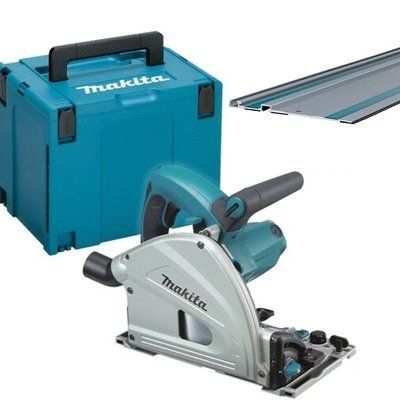 Занурювальна дисковая пила MAKITA SP6000J (Makpac кейс) + напрямна шина 199141-8 SP6000J_2 фото