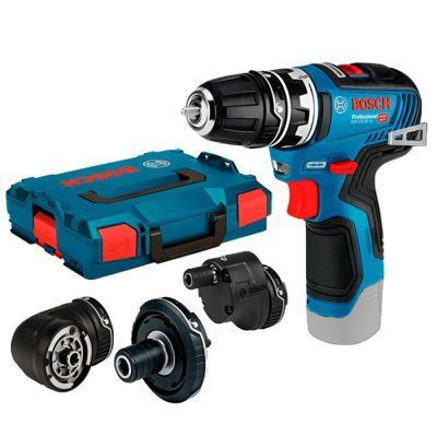 Акумуляторний шурупокрут Bosch GSR 12V-35 FC solo;L-Boxx;4насад. 06019H3003 06019H3003 фото