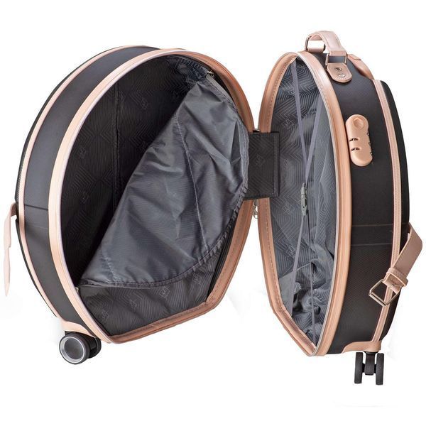 Валіза Semi Line 20" (S) Black/Pink Cream (T5671-2) DAS302670 фото