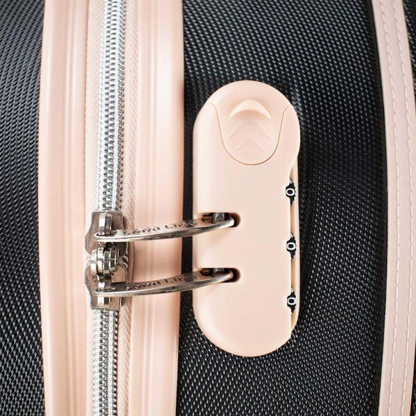 Валіза Semi Line 20" (S) Black/Pink Cream (T5671-2) DAS302670 фото