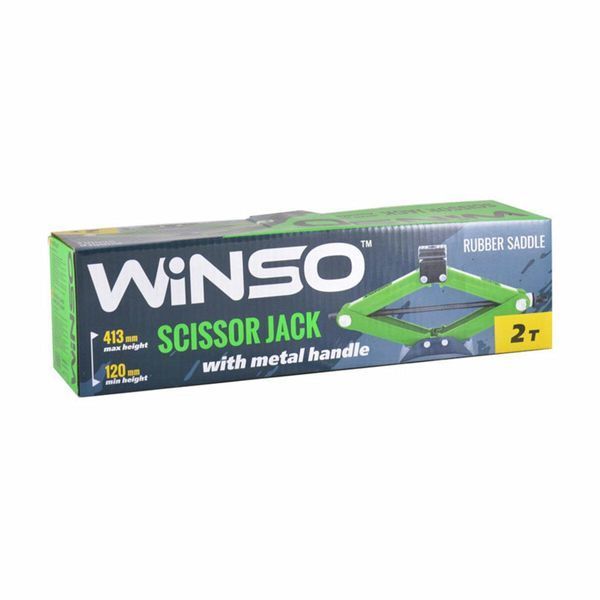 Домкрат ромбовий Winso 2т 120-413мм 122100 122100(L) фото