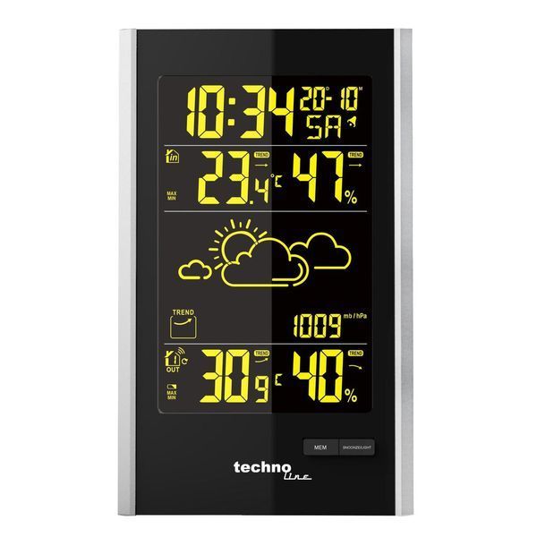 Метеостанція Technoline WS9060 Black/Silver (WS9060) DAS301786 фото