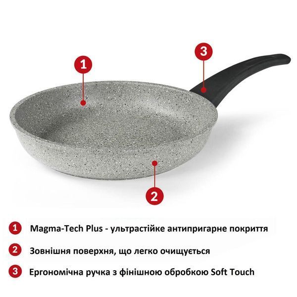 Сковорода Flonal Dura Induction 24 см (DUIPD2430) DAS302351 фото