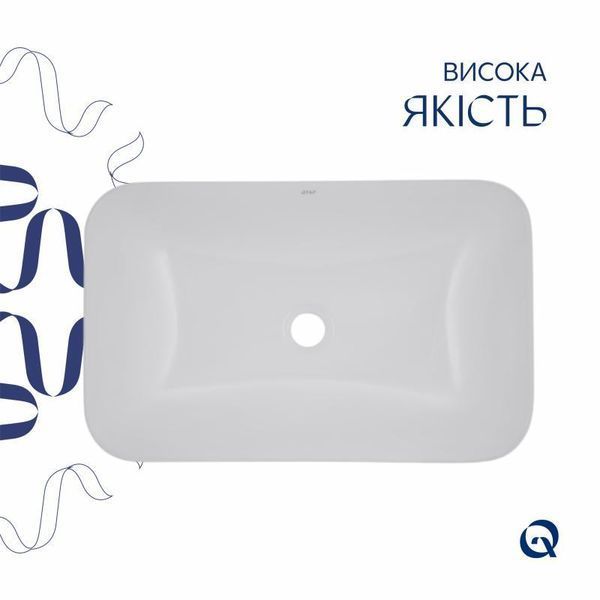 Раковина Qtap Scorpio 615х390х150 White QT1411K491WN SD00053086 фото