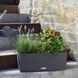 Вазон Lechuza Balconera Cottage 50, графітовий чорний 15609 фото 6
