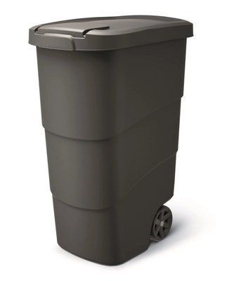Бак для сміття Prosperplast Wheeler 90 л, антрацит 5905197463308 фото