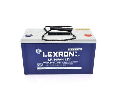 Аккумуляторная батарея Lexron LR-DCK-12-105 Carbon-Gel 12V 105AH DEEP CYCLE (330 x 171 x219) 31 kg U_29824 фото