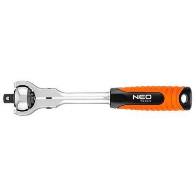 Ключ-тріскачка Neo Tools, 1/2", 72 зубців, 250мм, 360°, CrV, 0.63кг 08-546 фото