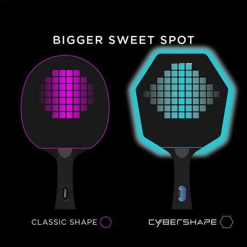 Ракетка для настільного тенісу Stiga Pro Carbon Plus Cybershape 5 Star FL (1215-0401-35) 931184 фото