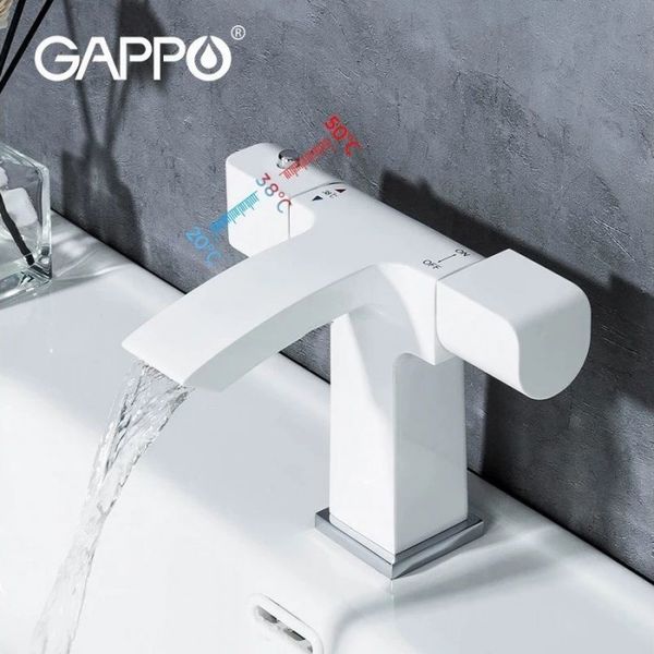 Змішувач для раковини з термостатом Gappo G1007-50 1041628 1041628 фото