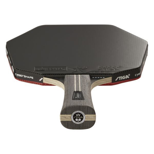 Ракетка для настільного тенісу Stiga Pro Carbon Plus Cybershape 5 Star FL (1215-0401-35) 931184 фото