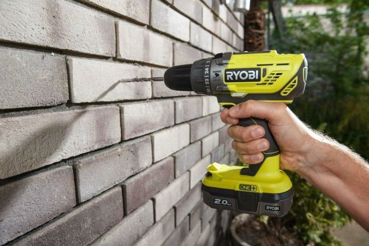 Шурупокрут-дриль ударний акумуляторний Ryobi ONE+ R18PD3-242S 18В 1х2А&middot;год 1х4А&middot;год ЗП 50Нм 500&middot;1800об/хв 1.3кг сумка 5133003820 фото