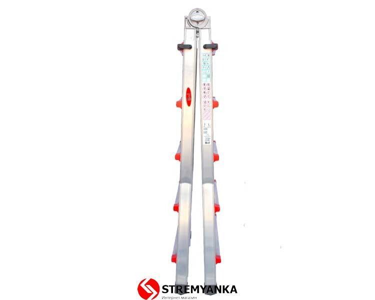 Телескопічна драбина SVELT SCALISSIMA (R) 10+10 ступенів SSCAL010R фото