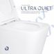 Унітаз підвісний Qtap Tern Ultra Quiet безобідковий з сидінням Soft-close WHITE QT17332303AW SD00052570 фото 5