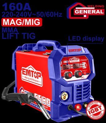 Зварювальний інвертор EMTOP EMGT1652 EMGT1652 фото