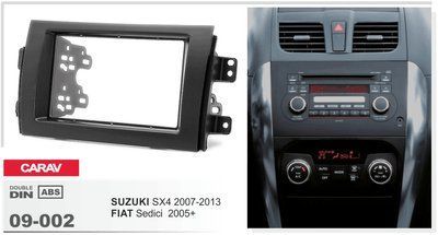 Перехідна рамка Suzuki SX4, Fiat Sedici Carav 09-002 CARAV 09-002 фото