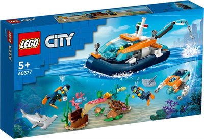 Конструктор LEGO City Дослідницький підводний човен 60377L фото